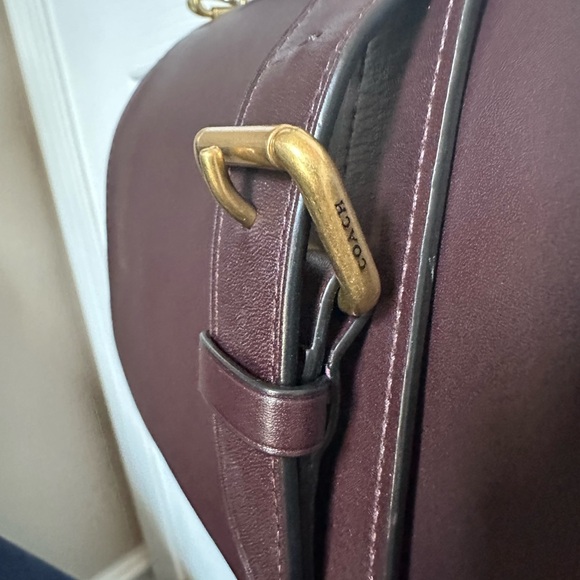 Coach 1941 Kisslock frame bag in oxblood - Picture 12 of 13